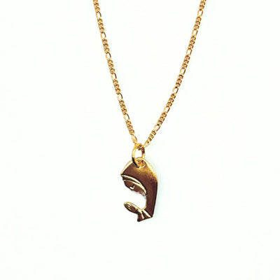 Collar Virgencita Oro Laminado