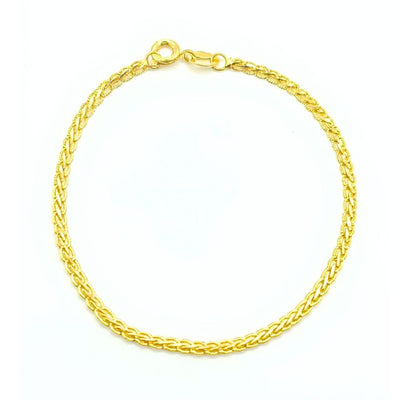 Pulsera Tresse Oro Laminado