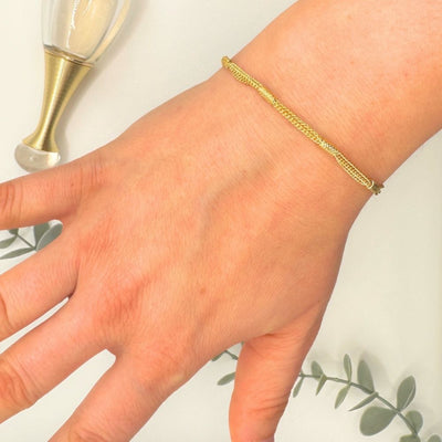 Pulsera Trinity Oro Laminado