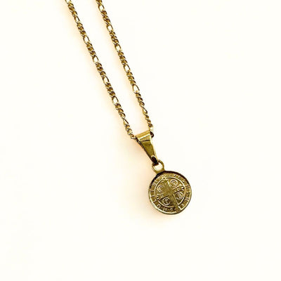 Collar San Benito Oro Laminado