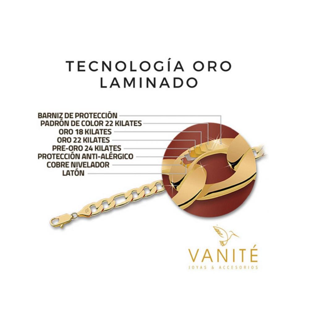 Collar Key&Love Oro Laminado