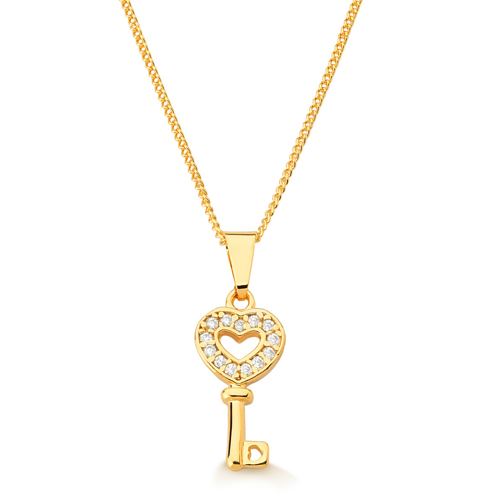 Collar Key&Love Oro Laminado