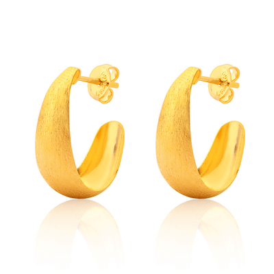 Aros Mila Oro Laminado